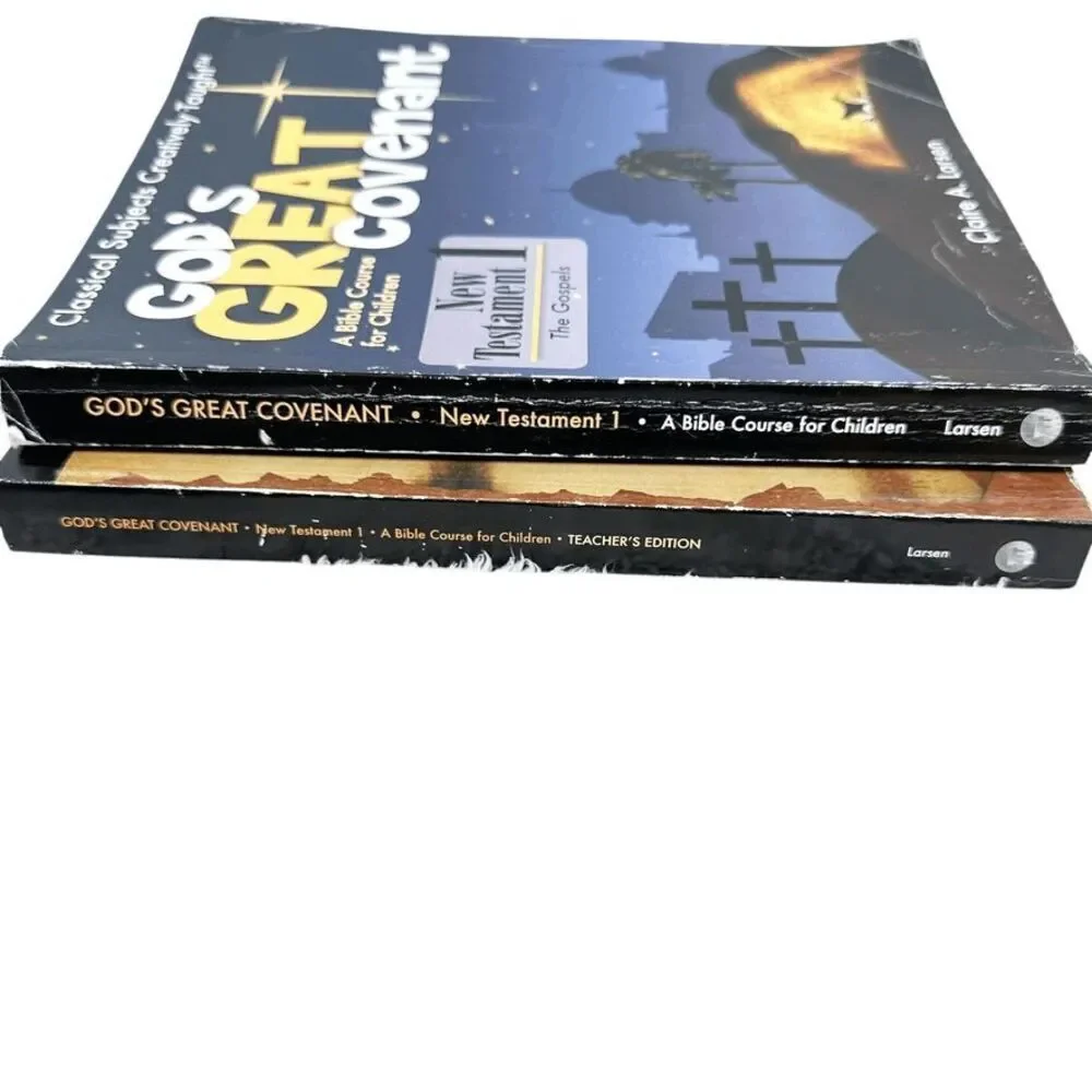 God's Great Covenant NEW Testament 1 Student Book & Teacher Guide Classical Acad
